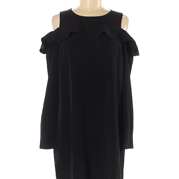 Express Outlet Black Dress Size M - Picture 1 of 4